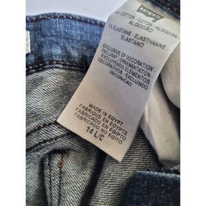 Levi's 515 Bootcut Jeans Womens 14 Long Medium Wash Stretch #-0315